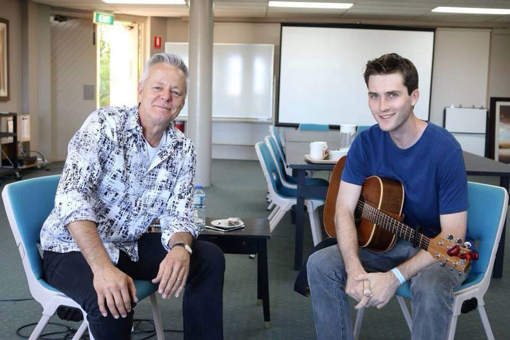 Martin Foote with Tommy Emmanuel